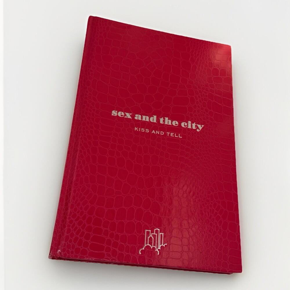 Sex and the City Kiss and Tell Pink Hardcover Coffee Table Book HBO Collector
